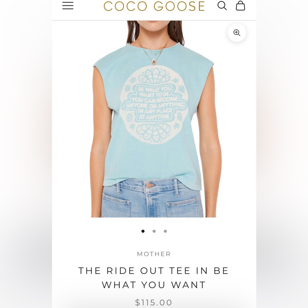 ⚡️NWT⚡️MOTHER Ride Out Tee - Picture 9 of 9